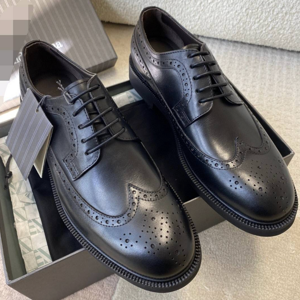 Men’s Premium Cowhide Leather Derby Shoes