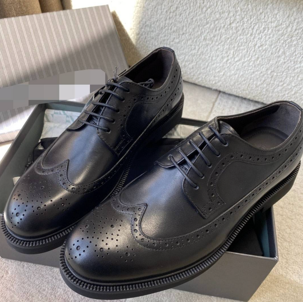 Men’s Premium Cowhide Leather Derby Shoes