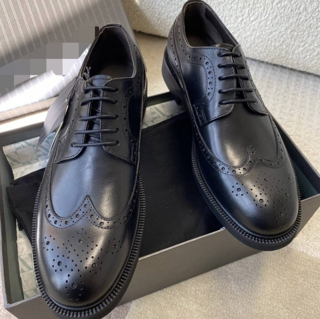 Men’s Premium Cowhide Leather Derby Shoes