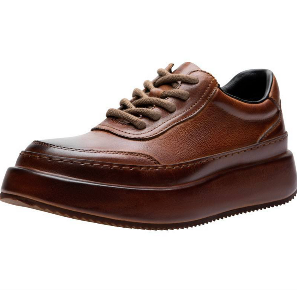 Men’s Premium Genuine Leather Platform Shoes