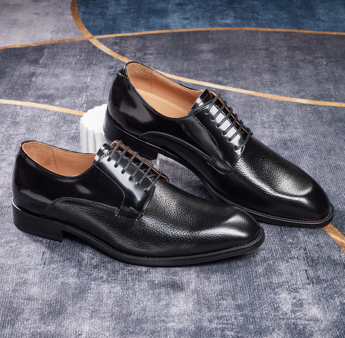 Men’s Plus-Size Genuine Cow Leather Oxford Shoes