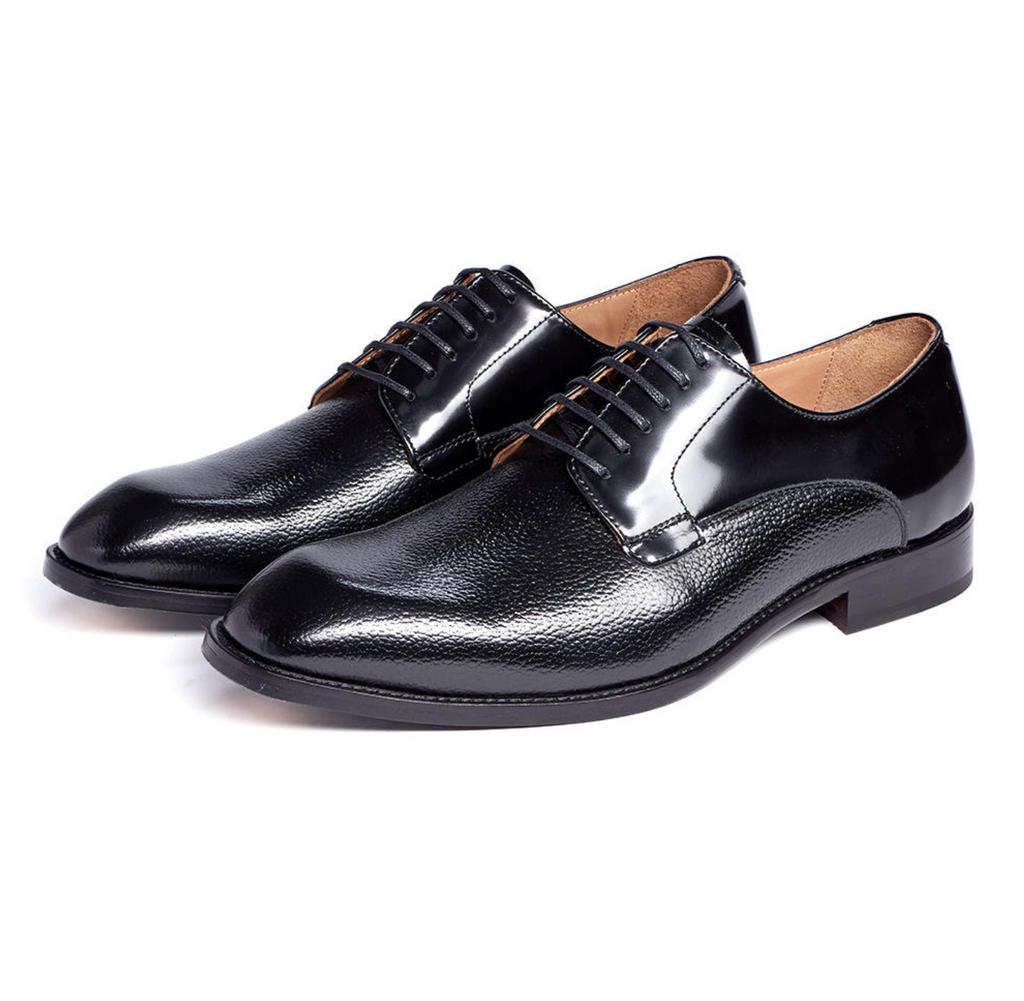 Men’s Plus-Size Genuine Cow Leather Oxford Shoes